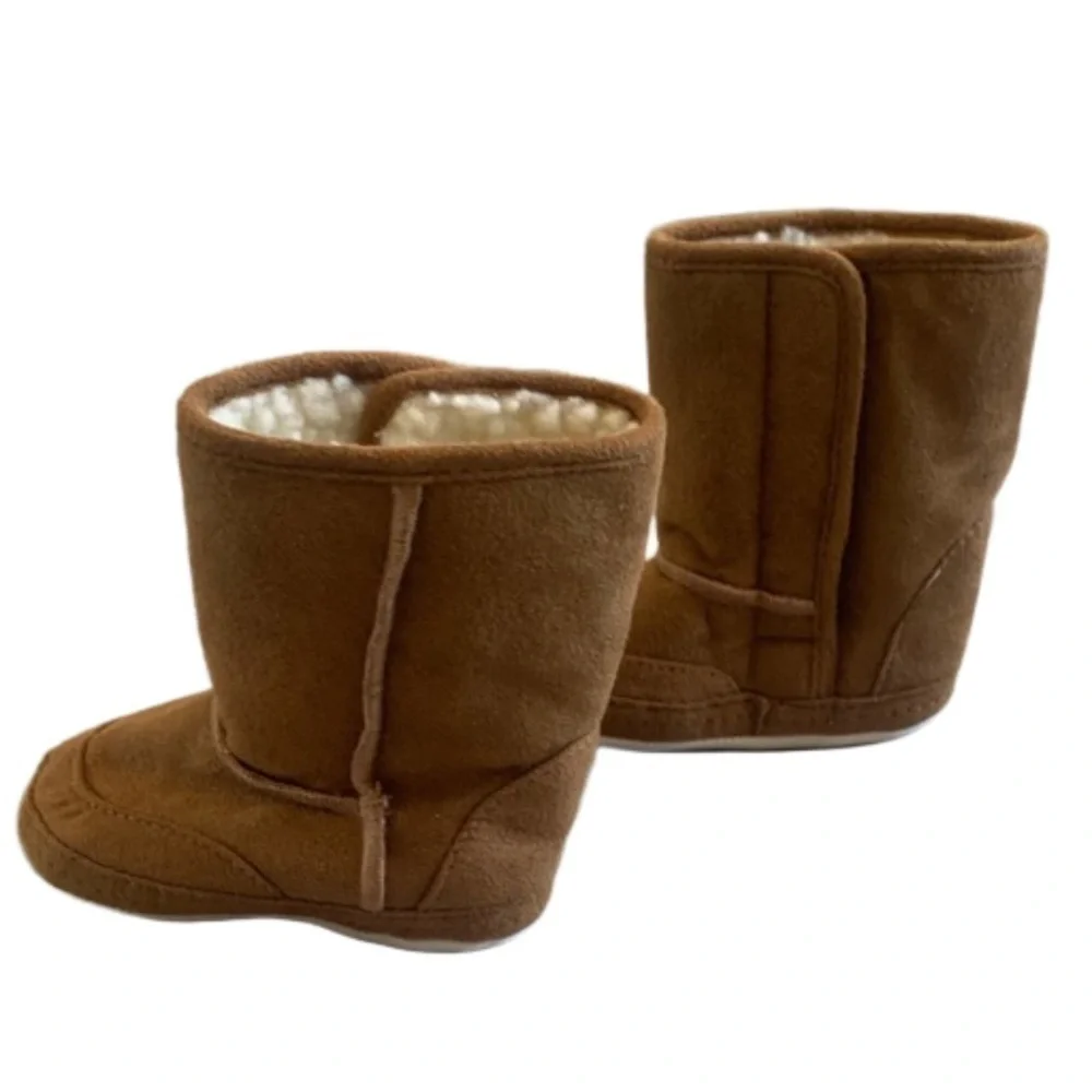 Brown Toddler Winter Snow Boots